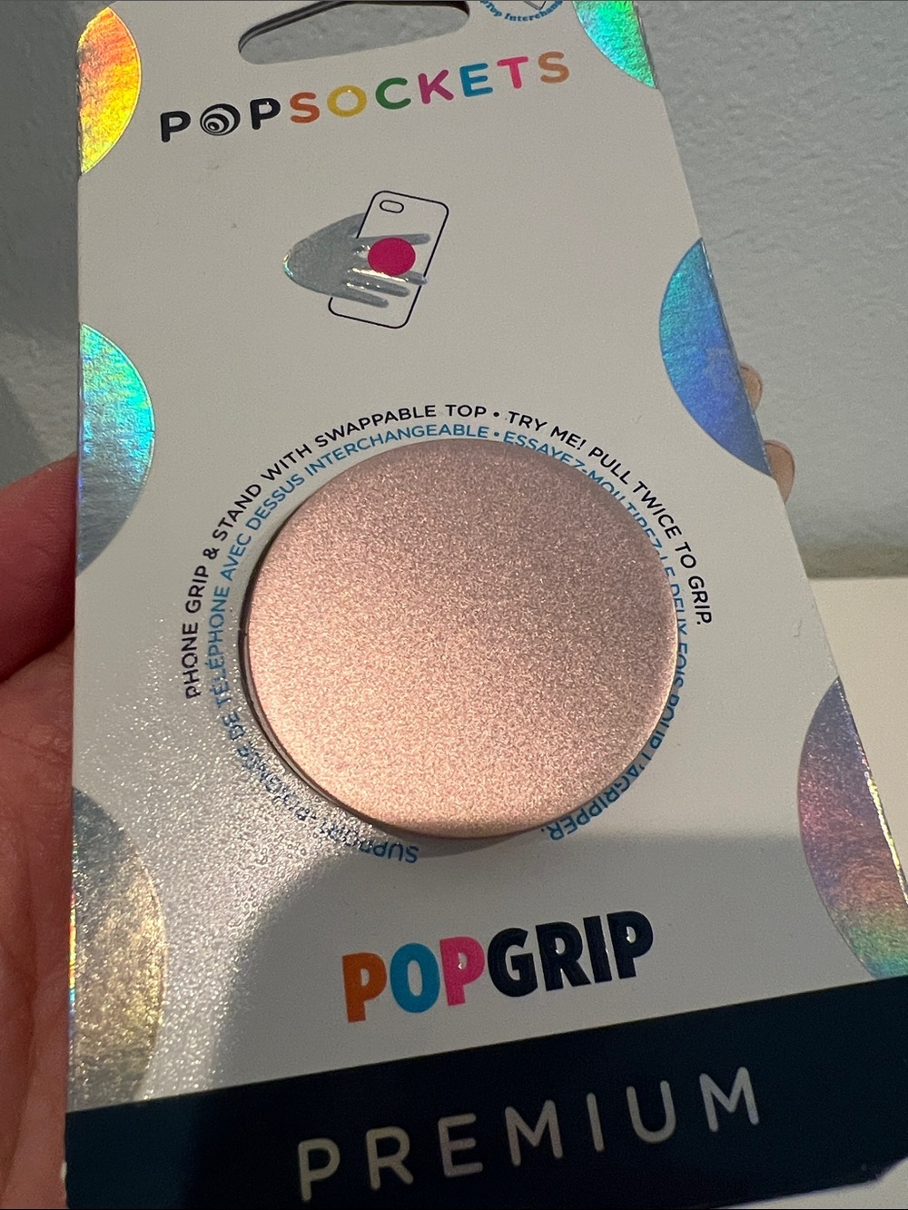 PopSockets PopGrip Premium Rose Gold Phone Grip - Picture 4 of 6